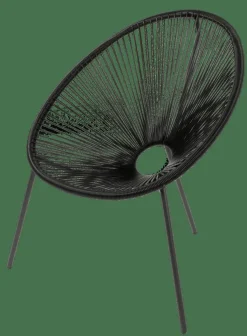 Salon De Jardin^CASA ACAPULCO Salon De Jardin Noir