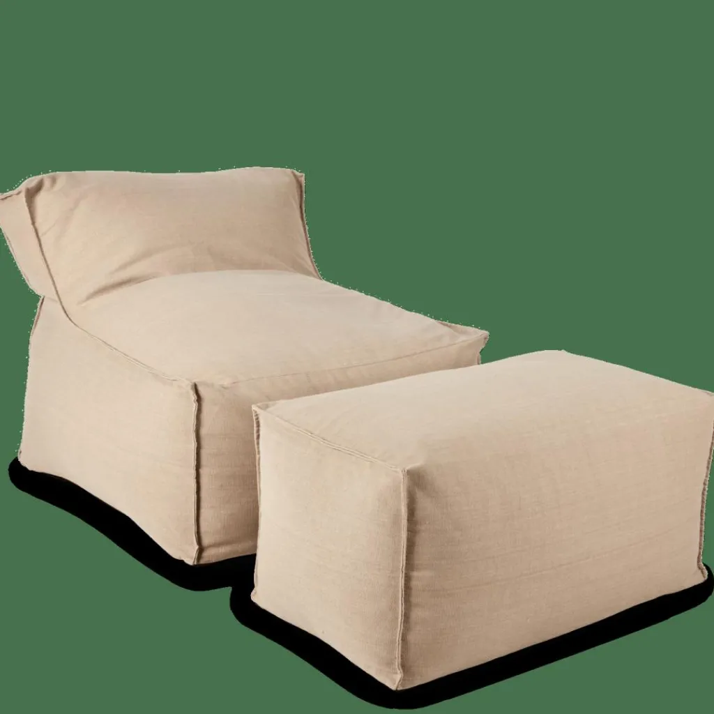 Fauteuils|Poufs^CASA BAGIE Fauteuil Pouf Poire Beige