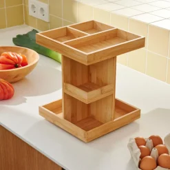 Paniers Tiroirs^CASA BAMBOO Organisateur Naturel