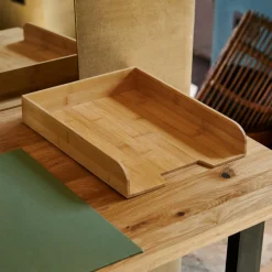 Corbeilles À Courrier|Accessoires Bureau^CASA BAMBOO Porte-lettres Naturel