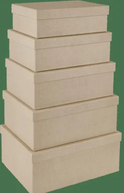 Boîtes De Rangement^CASA BIGSO Boîte De Rangement L Naturel