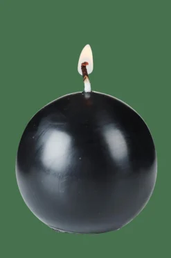 Bougies^CASA BOLA Bougie Boule Noir