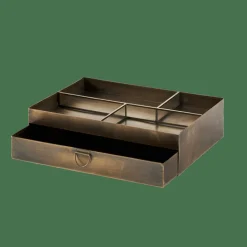 Boîtes De Rangement|Corbeilles À Courrier^CASA BRASS Organisateur De Bureau Bronze