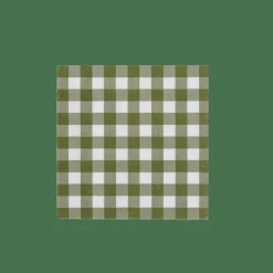 Serviettes^CASA CHECK GREEN Set De 20 Serviettes Vert