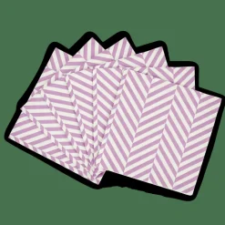 Serviettes^CASA CHEVRON Set De 20 Serviettes Mauve