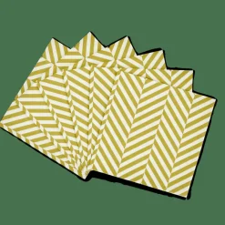 Serviettes^CASA CHEVRON Set De 20 Serviettes Vert