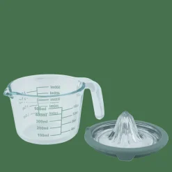 Presse-Agrumes^CASA CUISINO Presse-agrumes Avec Verre Doseur 500 Ml Vert, Transparent