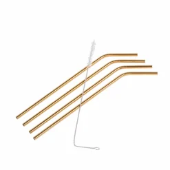 Cocktail Accessoires^CASA FANCY Pailles à Cocktail Avec Brosse Argent