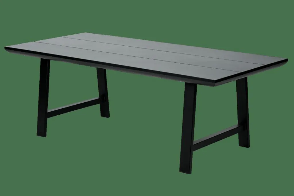 Tables De Jardin^CASA FORMAX Table De Jardin Avec Pieds X Noir/blanc