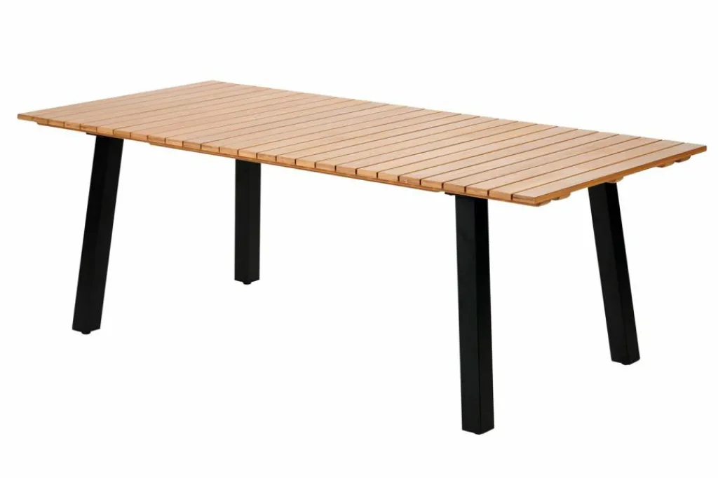 Tables De Jardin^CASA FORMAX Table De Jardin Avec Pieds Natural/noir
