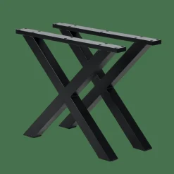 Tables De Jardin^CASA FORMAX Table De Jardin Avec Pieds X Natural/noir