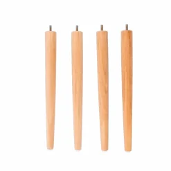 Chaises De Salle À Manger|Chaises De Jardin^CASA FRIDA / FRAY Set De 4 Pieds Blanc Blanc