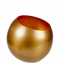 Porte-Bougies^CASA GIMINI Support Bougie Chauffe-plat Doré