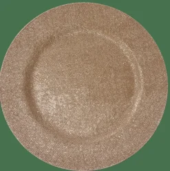 Assiettes Deco^CASA GLITTER Assiette Déco Doré