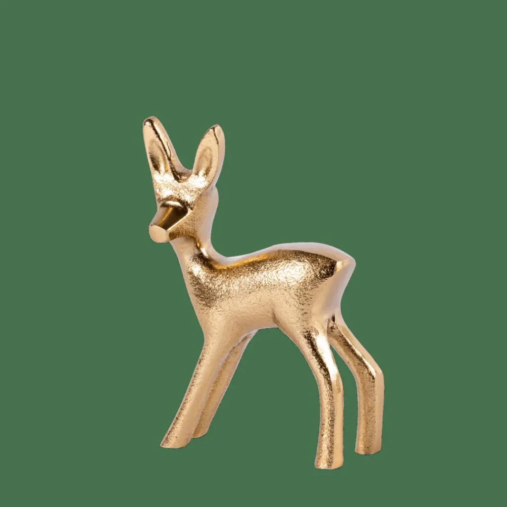 Figures Déco^CASA GOLDY Décoratif Cerf Doré