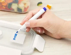 Aide Cuisine^CASA HOMEY CLIP Marqueur Craie Pour Boîte Bleu