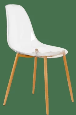 Chaises De Salle À Manger^CASA ICE Chaise Salle à Manger Transparent, Naturel