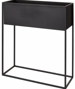 Supports Pour Plantes^CASA LARGO Pot De Fleurs Noir