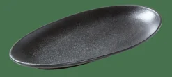 Assiettes^CASA MAGMA Assiette Ovale Noir