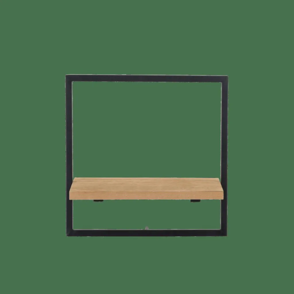 Étagères Murales^CASA MIX&MATCH Étagère à Suspendre Noir, Naturel