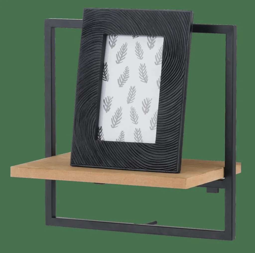 Étagères Murales^CASA MIX&MATCH Étagère à Suspendre Noir, Naturel