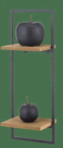 Étagères Murales^CASA MIX&MATCH Étagère à Suspendre Noir, Naturel