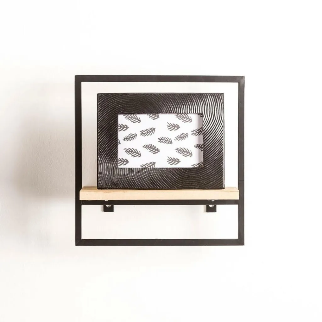 Étagères Murales^CASA MIX&MATCH Étagère à Suspendre Noir, Naturel