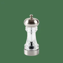 Pots À Épices^CASA MOLINO Moulin à Poivre Et à Sel Argent, Transparent
