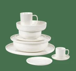 Assiettes^CASA MOON Assiette Plate Blanc