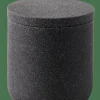 Accessoires Lavabo^CASA MOON Boîte à Coton Avec Couvercle Gris Foncé