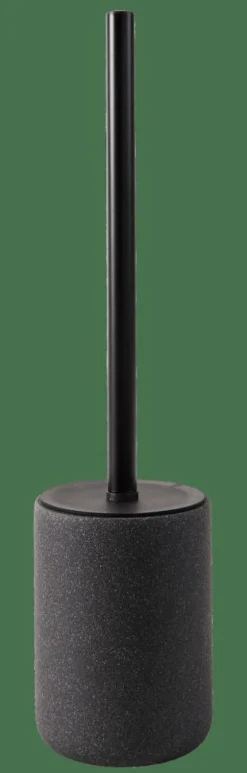Accessoires Wc^CASA MOON Brosse WC Avec Support Noir, Gris Foncé