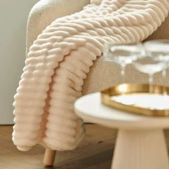 Plaids^CASA NADI Plaid Blanc