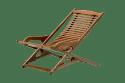 Chaises Relax^CASA NEW VIP Chaise Relax Sans Repose-pied Naturel