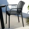 Chaises De Jardin^CASA NOMI Chaise Noir