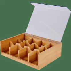 Accessoires Thé^CASA PANDA Boîte à Thé 12compartiments Naturel