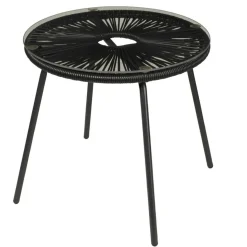 Fauteuils De Jardin|Salon De Jardin^CASA PAPAYO & ACAPULCO Salon De Jardin Noir