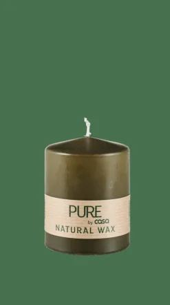 Bougies^CASA PURE Bougie Cylindrique Vert