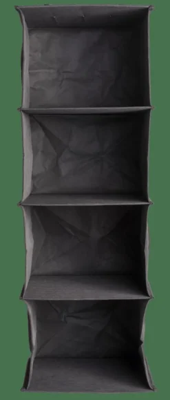 Étagères^CASA RANGO Système De Rangement 4 Compartiments Gris Foncé