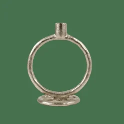 Bougeoirs^CASA RINGS Bougeoir Argent