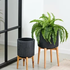 Pots De Fleurs|Supports Pour Plantes^CASA SCURO Pot De Fleurs Noir
