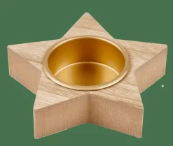 Porte-Bougies^CASA STELLA Partylight Doré, Naturel