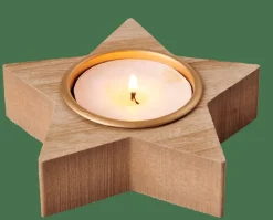 Porte-Bougies^CASA STELLA Partylight Doré, Naturel