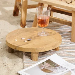 Supports Pour Plantes^CASA TEAK Support Naturel