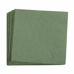 Serviettes^CASA UNI Set De 20 Serviettes Vert