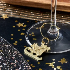 Cocktail Accessoires^CASA X-MAS GLAM Marque Verre Set De 6 Doré