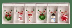 Cocktail Accessoires^CASA X-MAS Marque Verre Set De 6 Multicolore